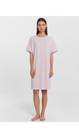 Сорочка розовый узор