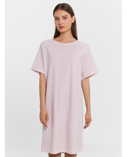 Сорочка розовый узор