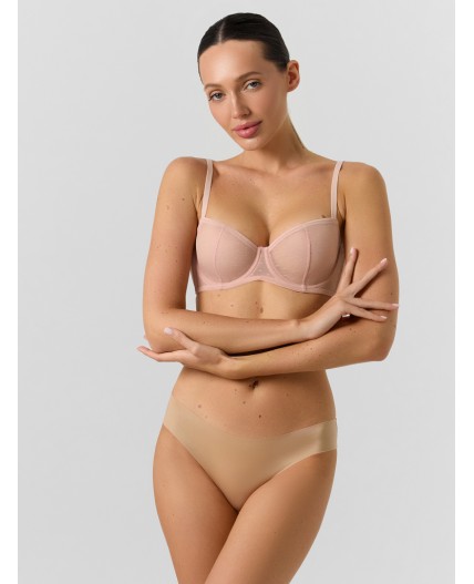 Бюстгальтер персиковый румянец