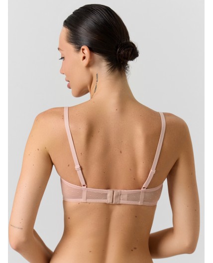 Бюстгальтер персиковый румянец
