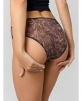 Трусы веточки на коричневом