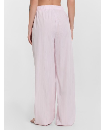 Брюки бело -лиловые полосы на розовом облаке