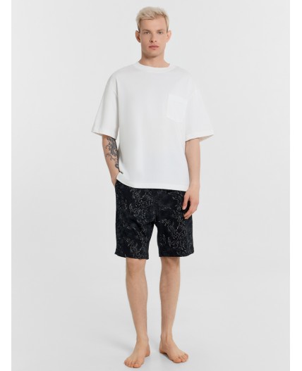 Шорты разводы на черном