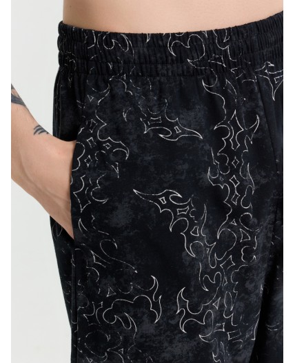 Шорты разводы на черном