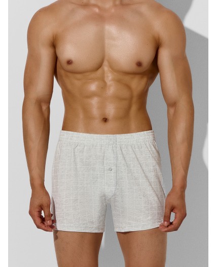 Трусы клетка на сером меланже +клетка на т.сером +клетка на черном