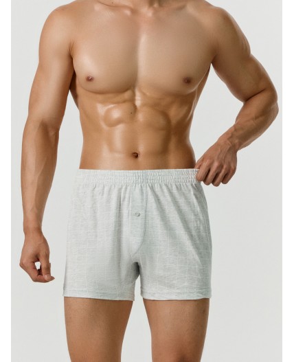 Трусы клетка на сером меланже +клетка на т.сером +клетка на черном