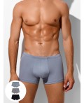 Трусы сизый +полоска горизонтальная +черный