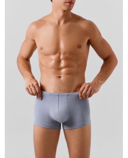 Трусы сизый +полоска горизонтальная +черный