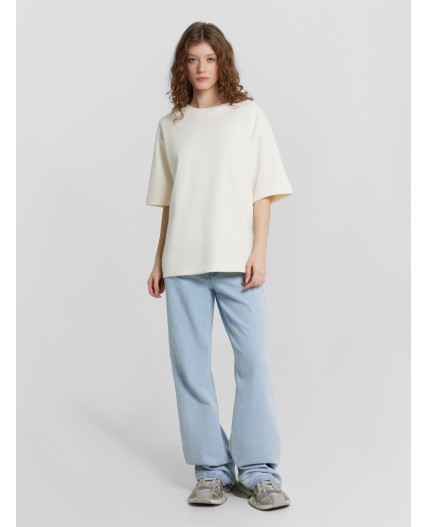 Футболка молочный