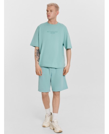 Комплект пыльная бирюза +печать