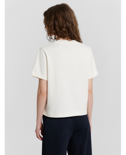 Футболка молочный