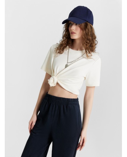 Футболка молочный