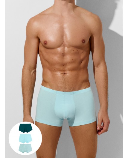 Трусы голубой +узор на голубой дымке +атлантика