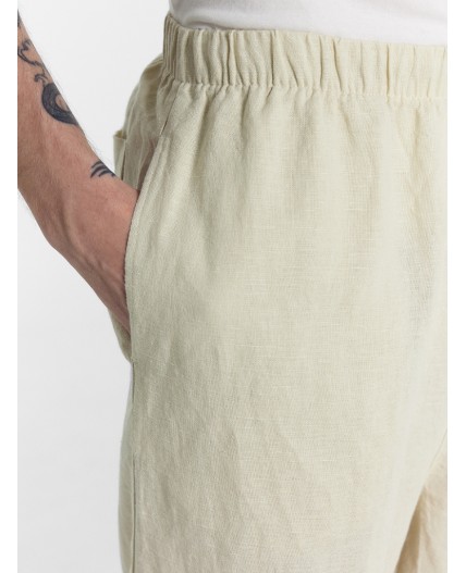 Брюки молочный