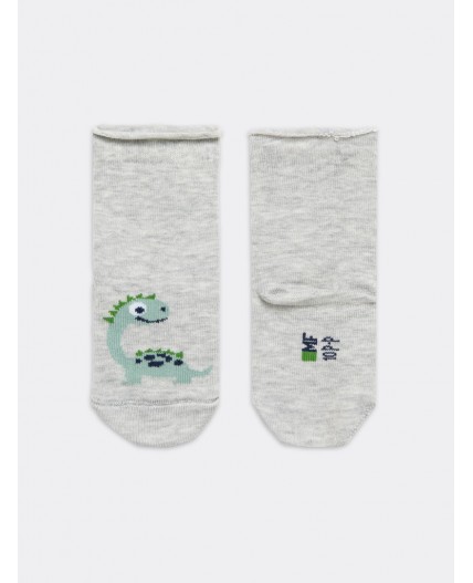 Носки св.серый меланж