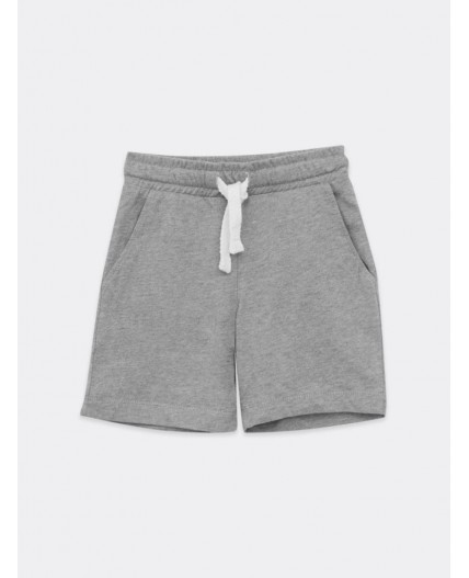 Шорты серый меланж