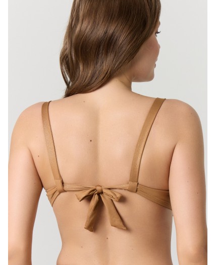 Купальник золотой металлик