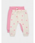 Ползунки сердечки на молоке +розовый
