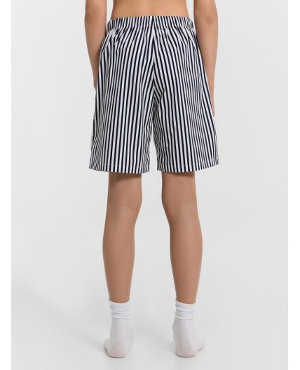 Комплект т.синий +синяя полоска на белом