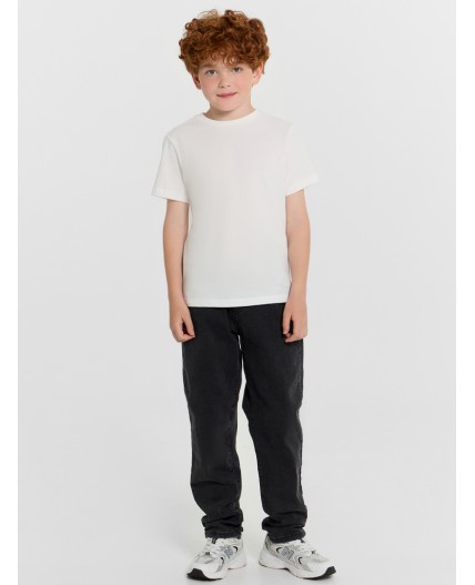 Футболка белый +черный