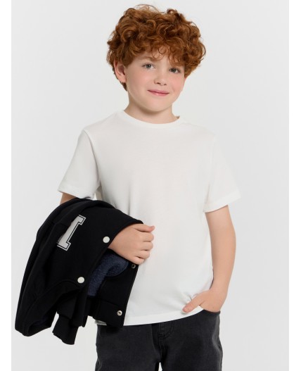 Футболка белый +черный