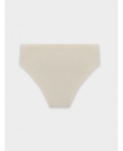 Трусы бежевый +печать