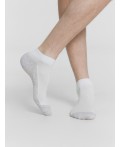 Носки белый /св.серый меланж-3/