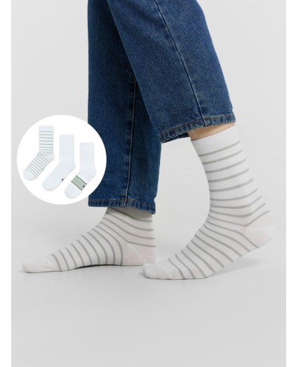 Носки белый /оливка/