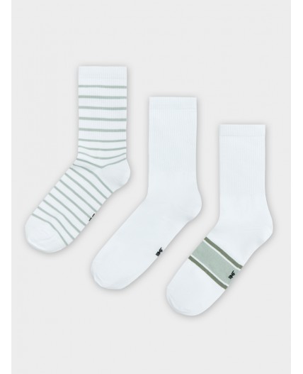 Носки белый /оливка/