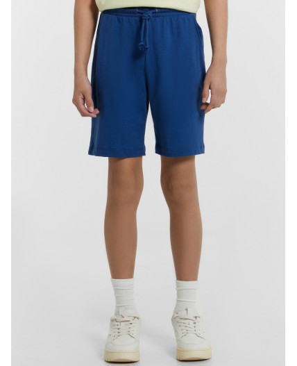 Шорты полуночно -синий +молочный шоколад +печать