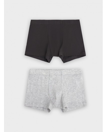 Трусы серый меланж 4306-А +шиншилла