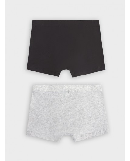 Трусы серый меланж 4306-А +шиншилла