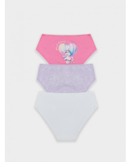 Трусы белый +печать5