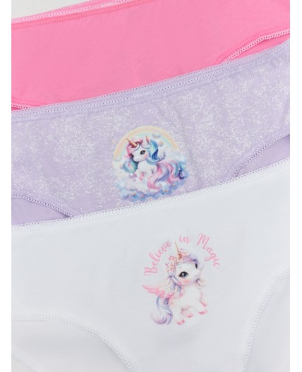 Трусы белый +печать5