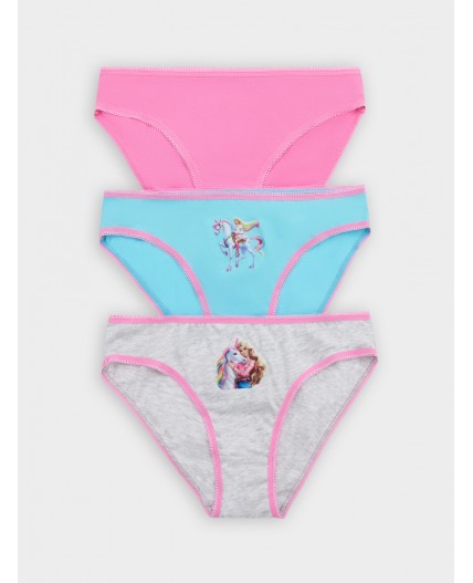 Трусы серый меланж 4306-А +печать2