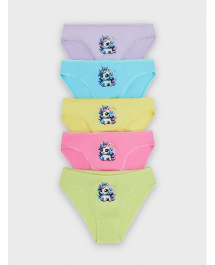 Трусы ярко -желтый +печать