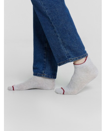 Носки св.серый меланж