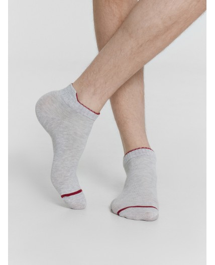 Носки св.серый меланж