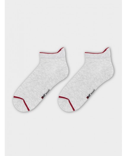 Носки св.серый меланж