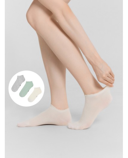 Носки молочный /св.эвкалипт /св.сер.мел/