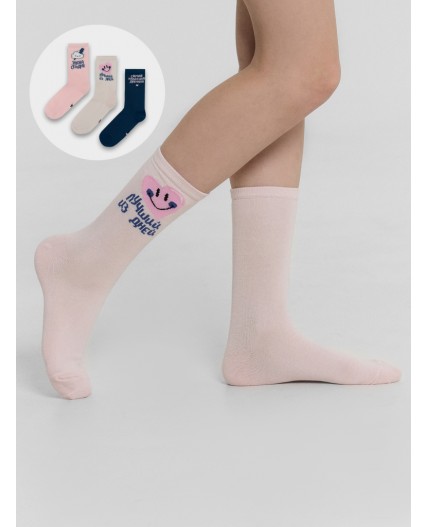 Носки розовый /зефирный /джинсовый/