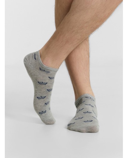Носки серый меланж-3/