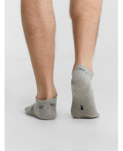 Носки серый меланж-3/