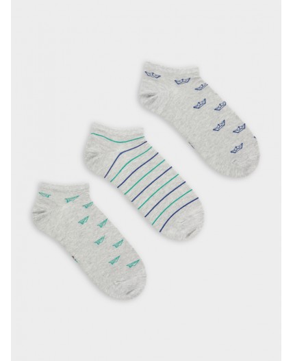 Носки серый меланж-3/