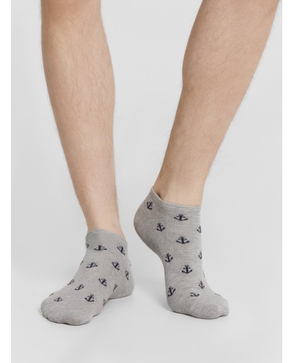 Носки серый меланж-3/