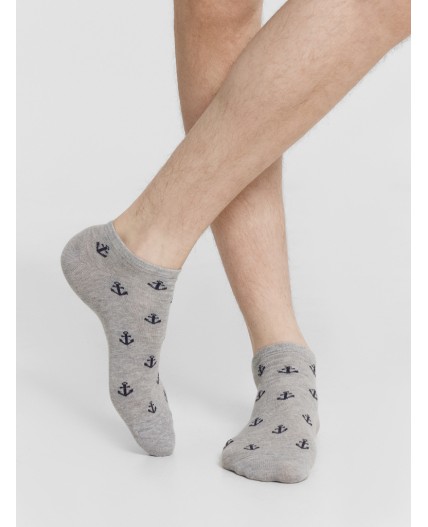 Носки серый меланж-3/