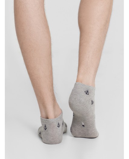 Носки серый меланж-3/