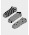 Носки серый меланж-3/