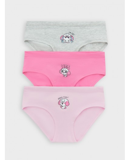 Трусы розовое сияние +печать