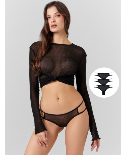 Трусы черный